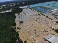 Floodwaters in Louisiana