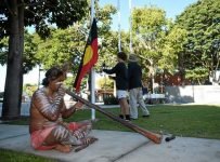 Flag raising at NAIDOC