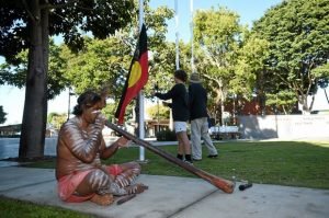 Flag raising at NAIDOC