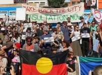 Residents blockade West Village development