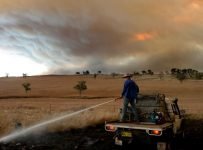 NSW town disappears in flames of heat-wave