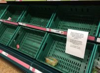 UK reels from climate induced food rationing