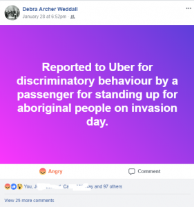 Reported to Uber