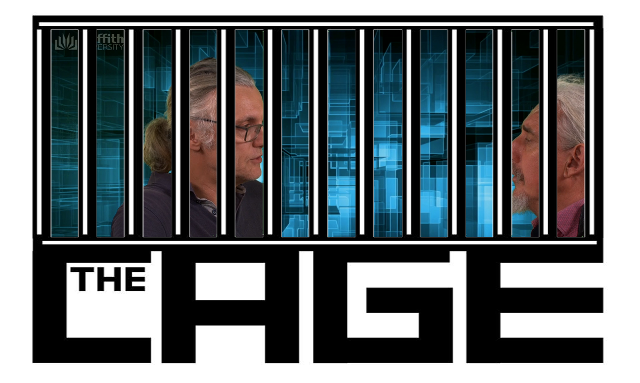 Geoff and Erich in the Cage